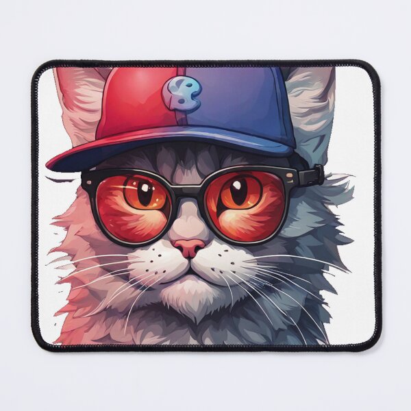 Item preview, Funny Cats with Fantasy Red Splash - 2023 T-Shirt Design designed and sold by hiddenlink.