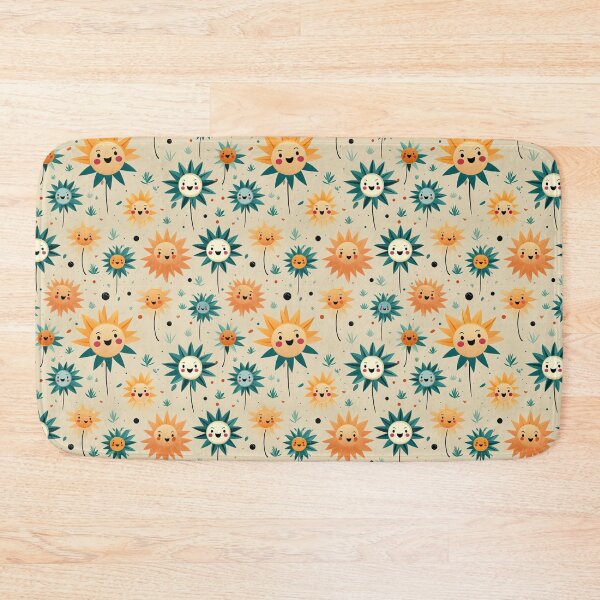 Item preview, Whimsical Retro Starburst Sunflower  Pattern designed and sold by Driftwood Spirits.