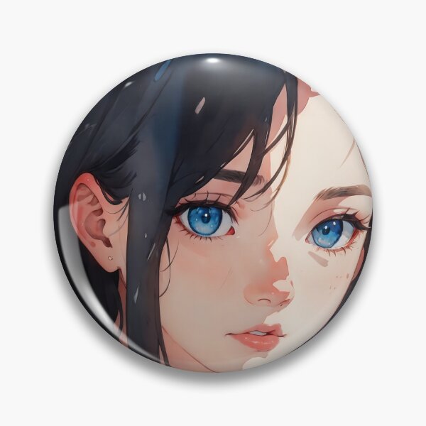 Item preview, Santorini, Greece, Anime Watercolor Portrait designed and sold by PaperAI.