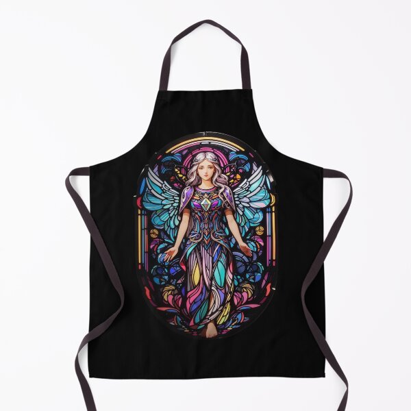 Aperçu de l'œuvre Motif d'ange en vitrail créée et vendue par Desfix.