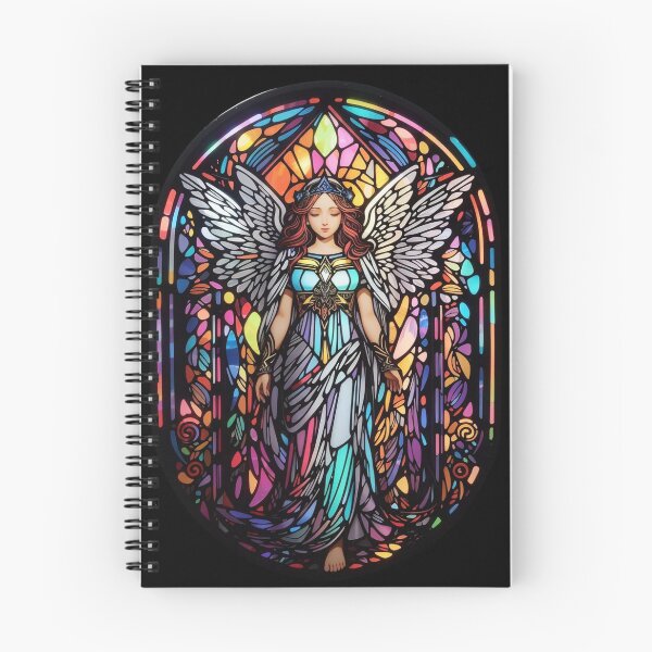 Aperçu de l'œuvre Motif d'ange en vitrail créée et vendue par Desfix.