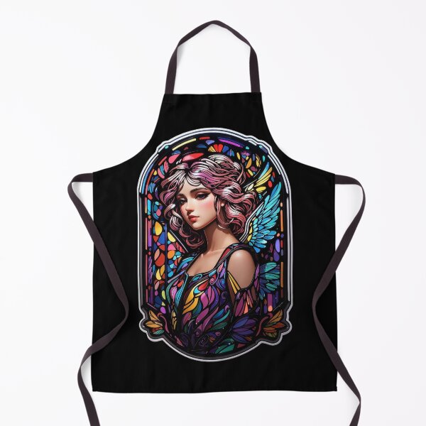 Aperçu de l'œuvre Motif d'ange en vitrail créée et vendue par Desfix.