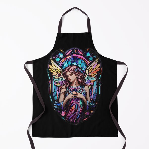 Aperçu de l'œuvre Motif d'ange en vitrail créée et vendue par Desfix.