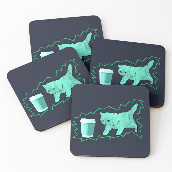 Item preview, Cat And Coffee designed and sold by kinpirks.