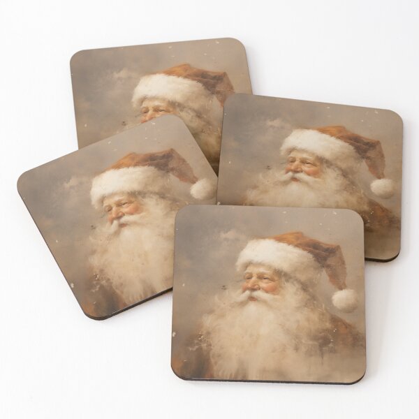 Item preview, Vintage Christmas Santa Painting designed and sold by ptlsprntsdsgn.