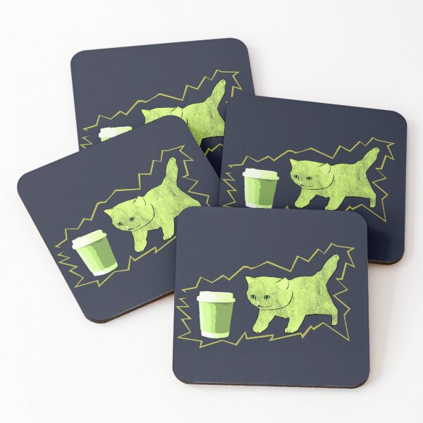 Item preview, Cat And Coffee designed and sold by kinpirks.