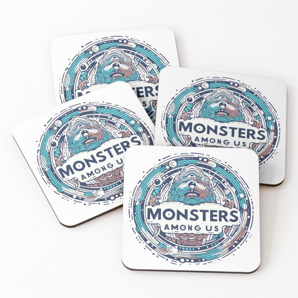 Item preview, Monsters Among Us Podcast - MAU, MERCH, STORE, SHOP, SHIRT, STICKER designed and sold by cloudhiker.