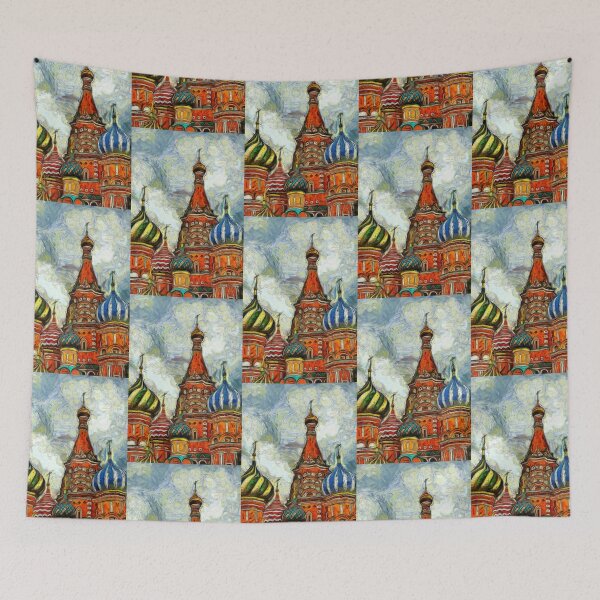 Item preview, Moscow Landmark in Oils designed and sold by mittie101.