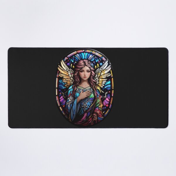 Aperçu de l'œuvre Motif d'ange en vitrail créée et vendue par Desfix.