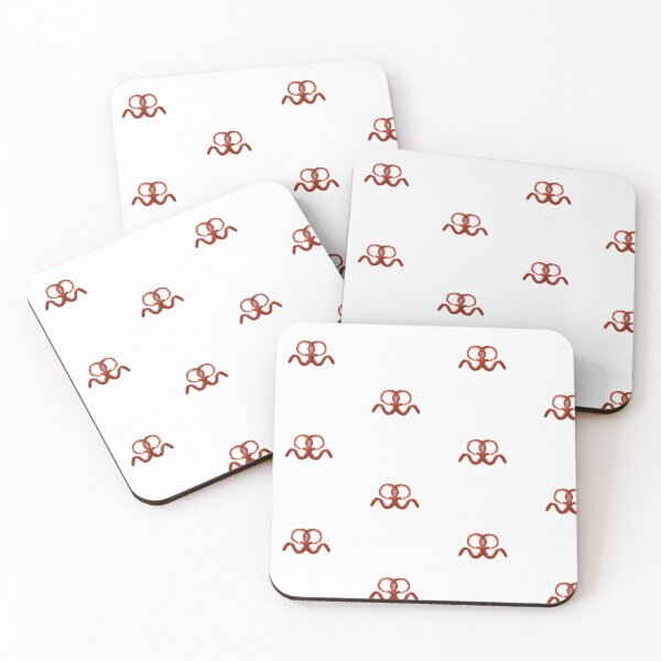Item preview, Red Octopus on White designed and sold by CushyNest.