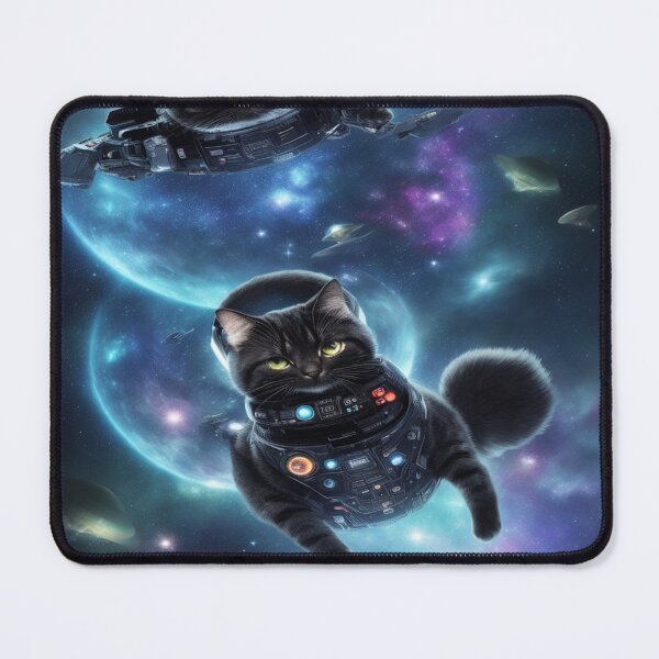 Item preview, Cat Ufo Selfie, Cat Selfie With Flying Saucer Funny Cat designed and sold by Mayalogo.
