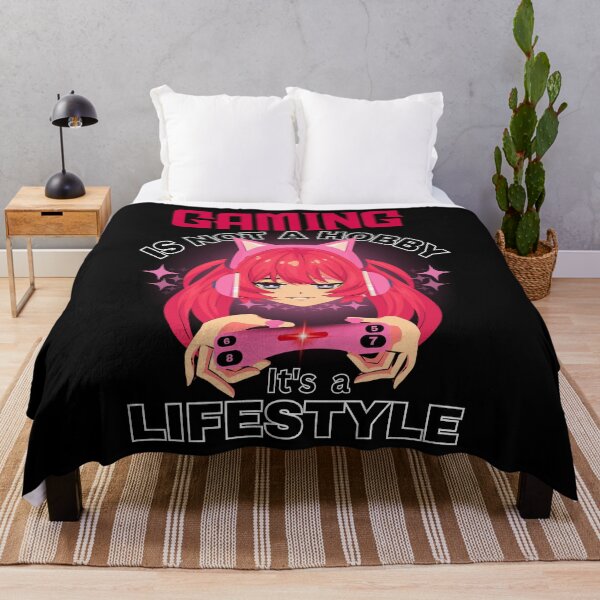 Item preview, Gaming is Not a Hobby It's a Lifestyle Gamer Anime designed and sold by CasmariaOnlineShop -.