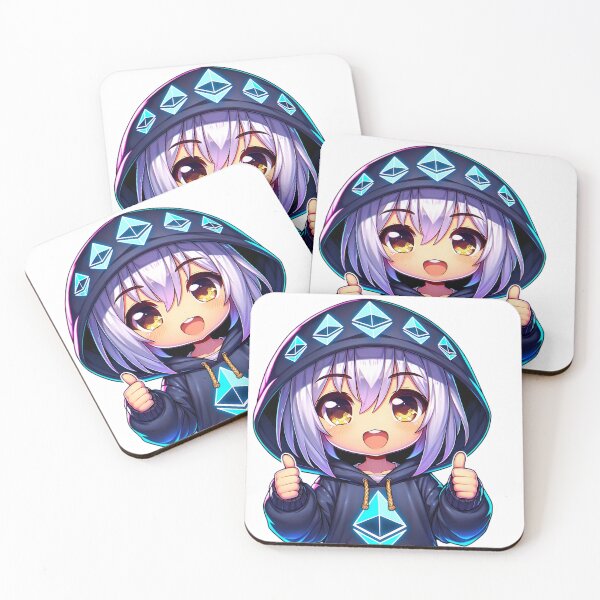 Item preview, Ethereum Enthusiast: Chibi Crypto Cheer! designed and sold by Ultraviolet1337.