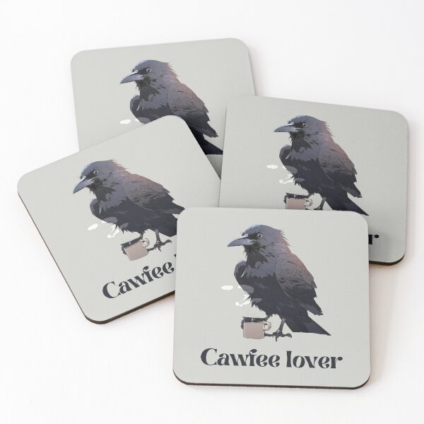 Item preview, Cawfee lover crow designed and sold by Remek-Design.