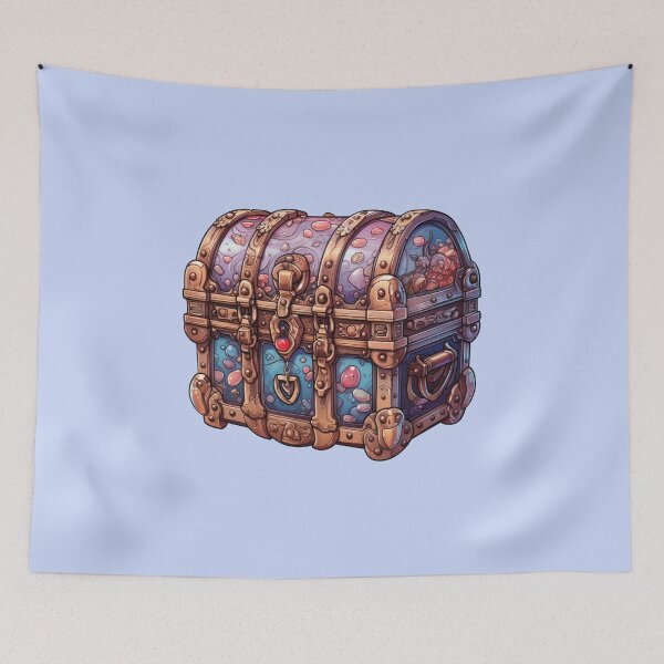 Item preview, Mystical Enchanted Treasure Chest designed and sold by kualio.