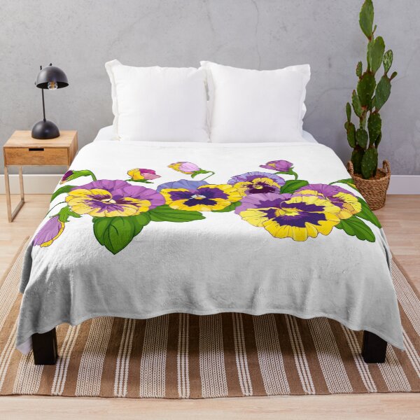 Item preview, pansies bouquet designed and sold by babanovaesha.