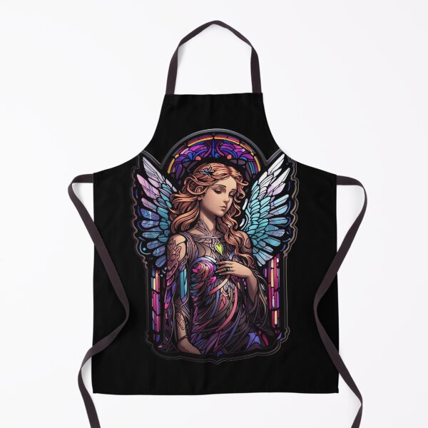 Aperçu de l'œuvre Motif d'ange en vitrail créée et vendue par Desfix.