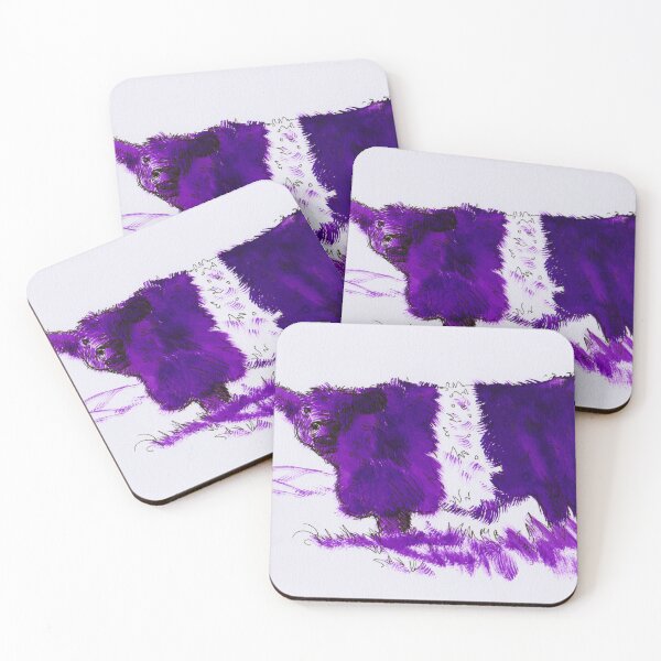 Item preview, Violet Belted Galloway Cow Drawing designed and sold by MikeJory.