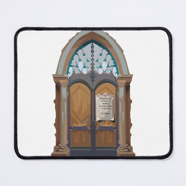Item preview, Wittenburg Door 95 Theses Reformation Day T-Shirt designed and sold by PloughmanDesign.