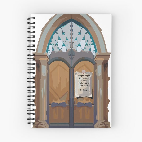 Item preview, Wittenburg Door 95 Theses Reformation Day T-Shirt designed and sold by PloughmanDesign.