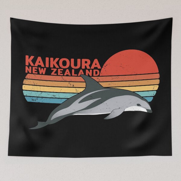Item preview, Black dolphin New Zealand designed and sold by NicGrayGraphic.