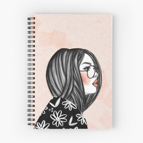 Item preview, Ilustración moda chica con gafas negras designed and sold by Eduarda Zilli Pasini.