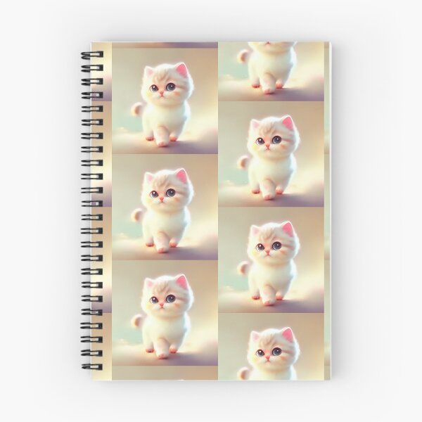 Item preview, No.63 3D Cute Cat seamless digital paper designed and sold by WGENESISDESIGN.