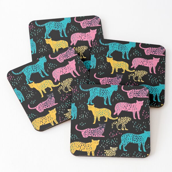 Item preview, Wild Jungle Rendezvous: Neon Leopard & Cheetah Parade for the Fierce Fashionista designed and sold by 21 Tulips.