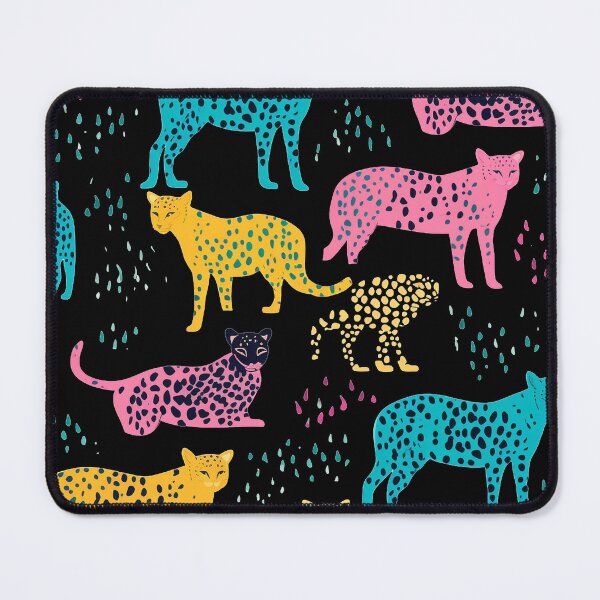 Item preview, Wild Jungle Rendezvous: Neon Leopard & Cheetah Parade for the Fierce Fashionista designed and sold by 21 Tulips.
