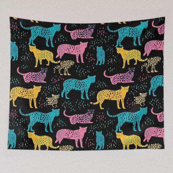 Item preview, Wild Jungle Rendezvous: Neon Leopard & Cheetah Parade for the Fierce Fashionista designed and sold by 21 Tulips.