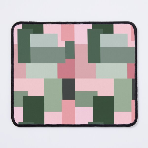 Item preview, Pink and Green Abstract Geometric designed and sold by OneThreeSix.