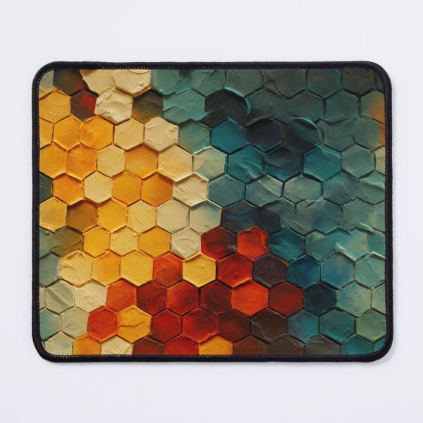 Item preview, Honeycomb Impasto Pattern designed and sold by Nicholas Panek.