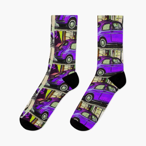Item preview, Cartoon style Fiat 500 designed and sold by mittie101.