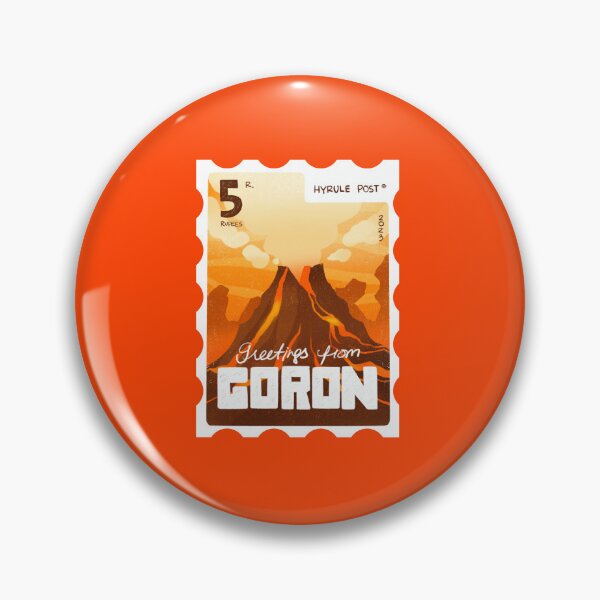 Item preview, G-ron Volcano Region LOZ Post Stamp Sticker designed and sold by OMK-PRINTABLES.