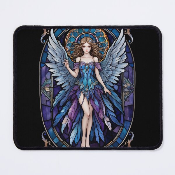 Aperçu de l'œuvre Motif d'ange en vitrail créée et vendue par Desfix.