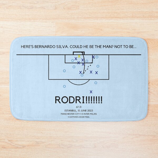 Item preview, Rodri Champions League Final Winning Goal vs Inter Milan 2023  designed and sold by ICsIcons.