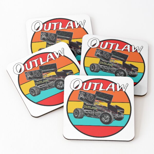 Item preview, Dirt Track Winged Outlaw Sprint Car Race Car designed and sold by BubbaCommerce.