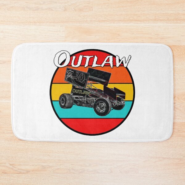 Item preview, Dirt Track Winged Outlaw Sprint Car Race Car designed and sold by BubbaCommerce.