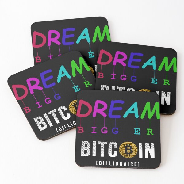Item preview, Dream Bigger Bitcoin designed and sold by RebelRule.