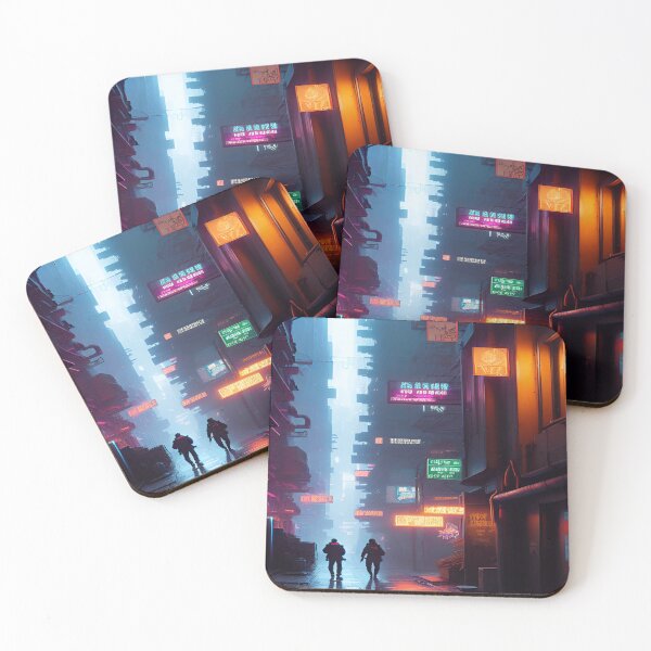 Item preview, Cyberpunk Alleys designed and sold by I-A-Troy.