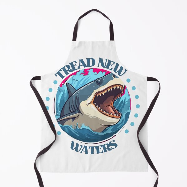 Item preview, Tread New Waters Shark Out of Water designed and sold by ChibiCollectors.