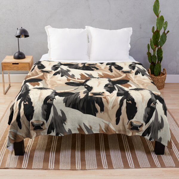 Item preview, Modern Cow Art Pattern designed and sold by peachculture.