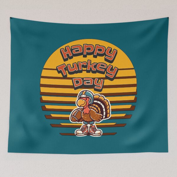 Item preview, "Happy Turkey Day" Football Turkey designed and sold by shirtsmugslife.
