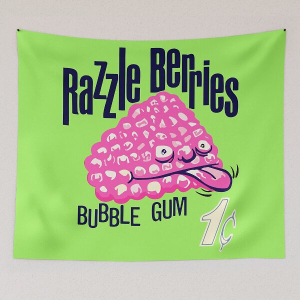 Item preview, Razzle Berries Bubble Gum Vintage Graphic designed and sold by blackink-design.