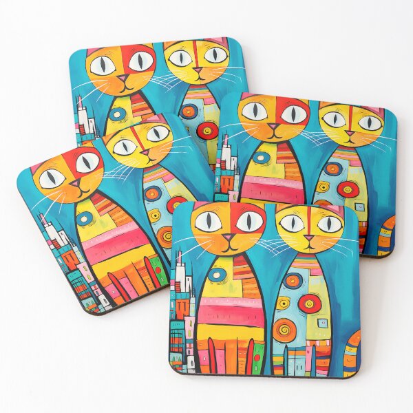 Item preview, Abstract Feline Dance designed and sold by Negronbebe.