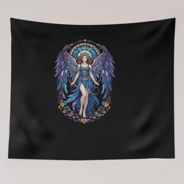 Item preview, Stained Glass Angel Pattern designed and sold by Desfix.