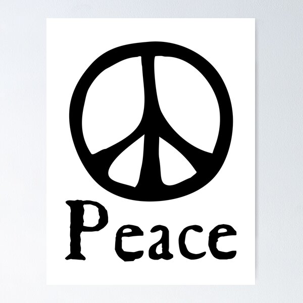 Peace Love Poster for Sale by Chadwick Bradley