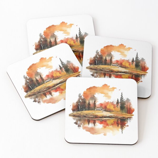 Item preview, autumn landscape designed and sold by OkTiDesign.