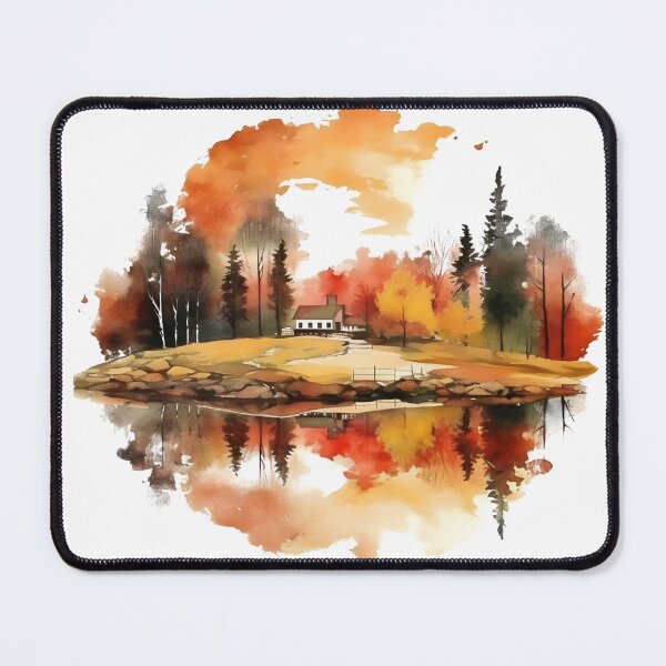 Item preview, autumn landscape designed and sold by OkTiDesign.