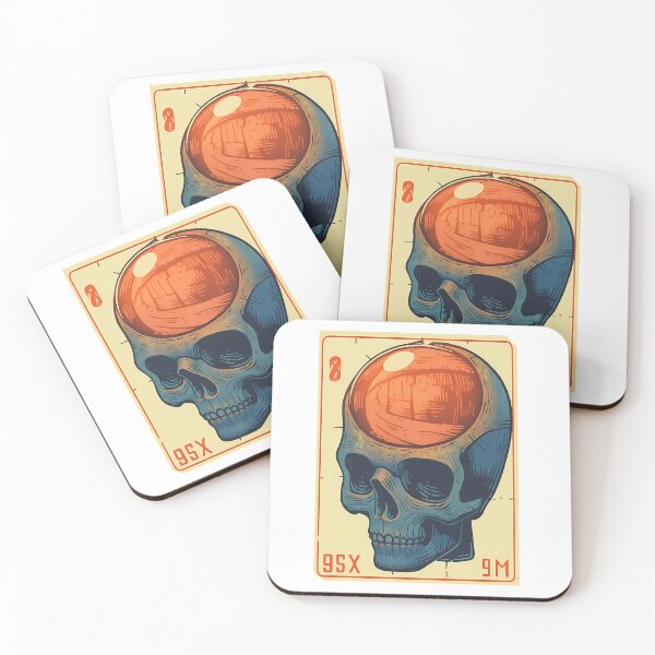 Item preview, Soviet Space Program- Alien Skull Stamp 7 designed and sold by octoboobs.